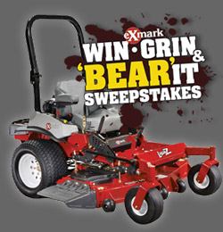 Exmark's Win, Grin and Bear It Sweepstakes Ends Soon!